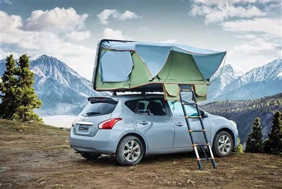 Hard Shell Fold Out Roof Top Tent